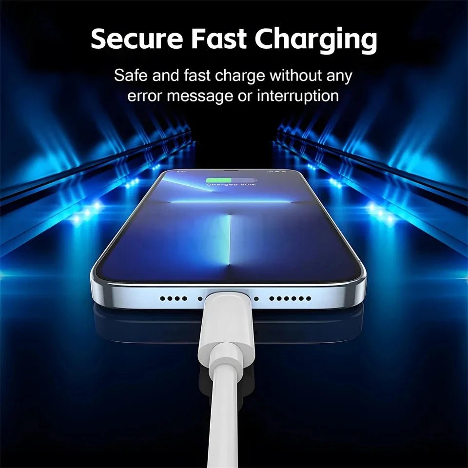 Cat Shop Boys - 10 PCS 20W PD Fast Charger Cable for iPhone 11 12 13 mini 14 Pro XS Max XR X 8 Plus SE Rapid Charging 1m 2m Data Cable With Box