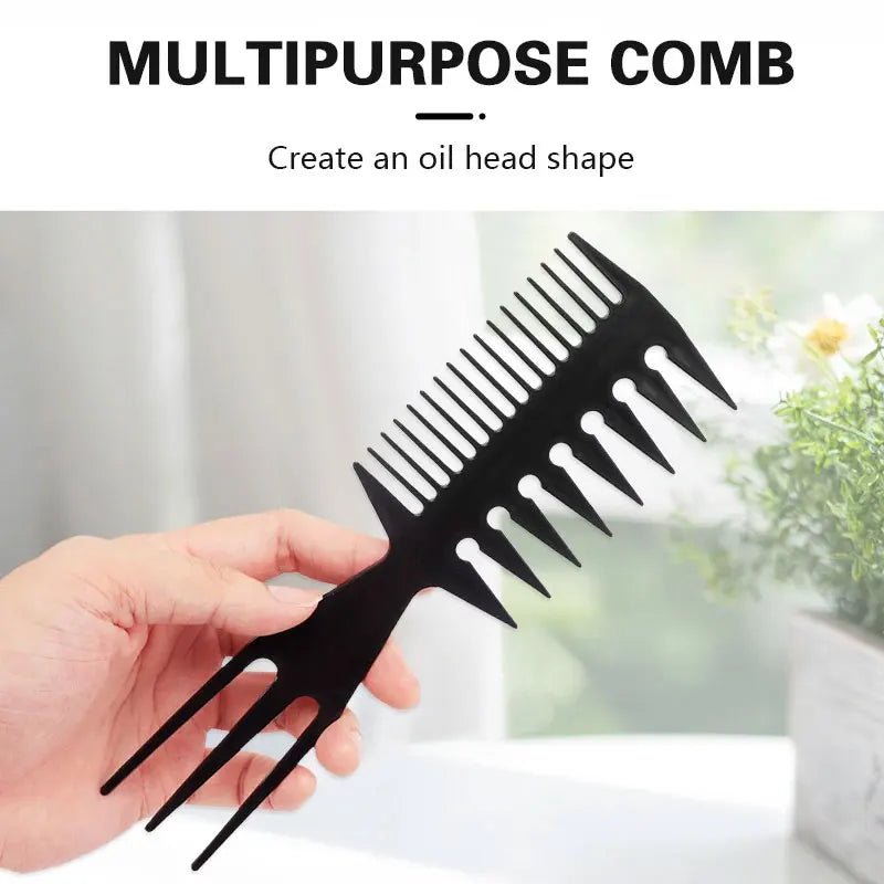 Cat Shop Boys - 10Pcs Hair Comb Hairdresser Brush Black Plastic Hairbrush Hair Styling Tail Comb Mini Salon Hair Tools