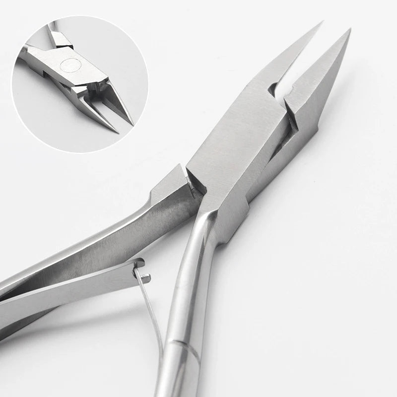 Cat Shop Boys - 1/2Pcs Toenail Ingrown Cuticle Nipper Clipper Edge Cutter Scissor Nail Pliers Tool Pedicure Dead Skin Remover Manicure Tools