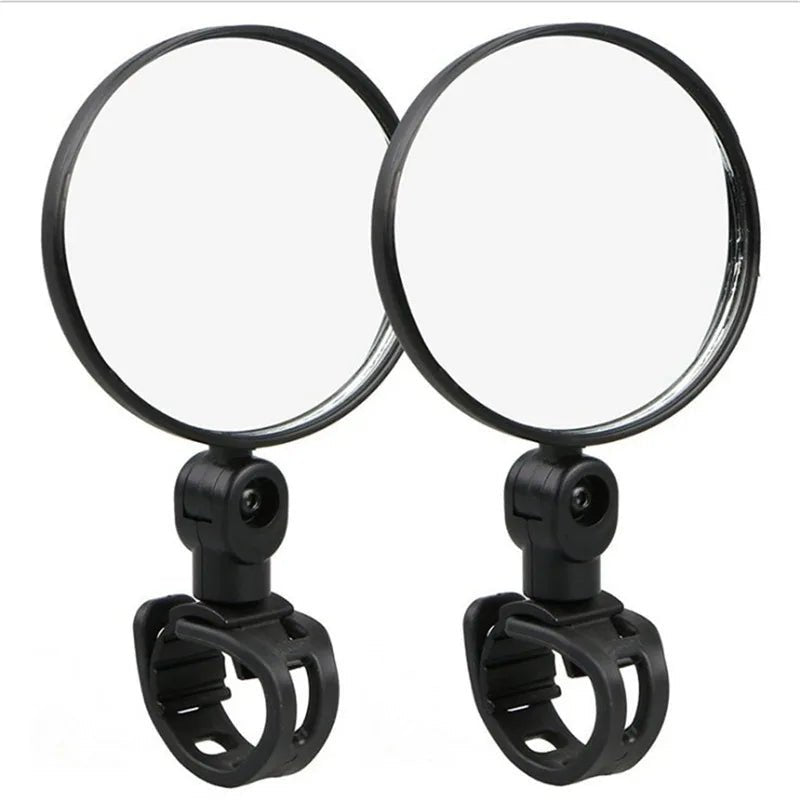 Cat Shop Boys - 1/2PCS Universal Bike Rearview Mirror 360 Degree Adjustable Rear View Mirror Cycling Accessories Bicycle Handlebar Mirrors