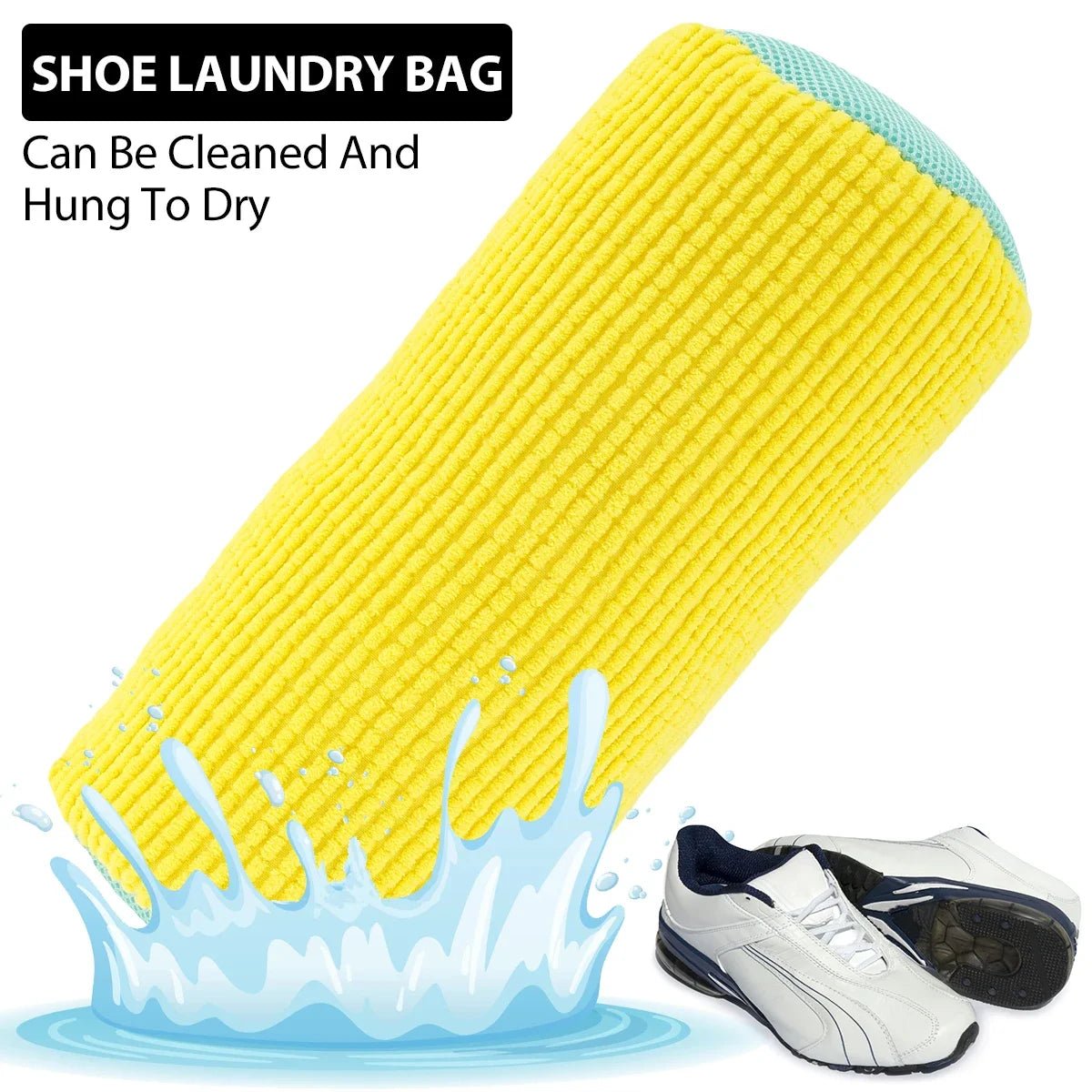 Cat Shop Boys - 1/2PCS Wash Bag Padded Net Laundry Shoes Protector Household Machine Washing Shoes Bags Friendly Laundry Bag Drying Bags