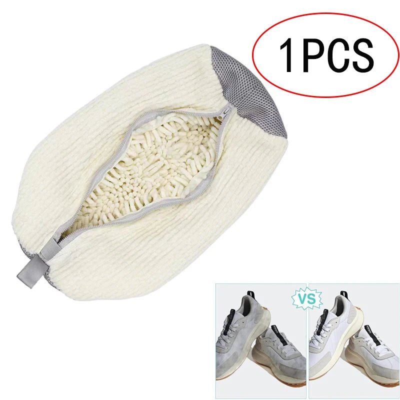 Cat Shop Boys - 1/2PCS Wash Bag Padded Net Laundry Shoes Protector Household Machine Washing Shoes Bags Friendly Laundry Bag Drying Bags