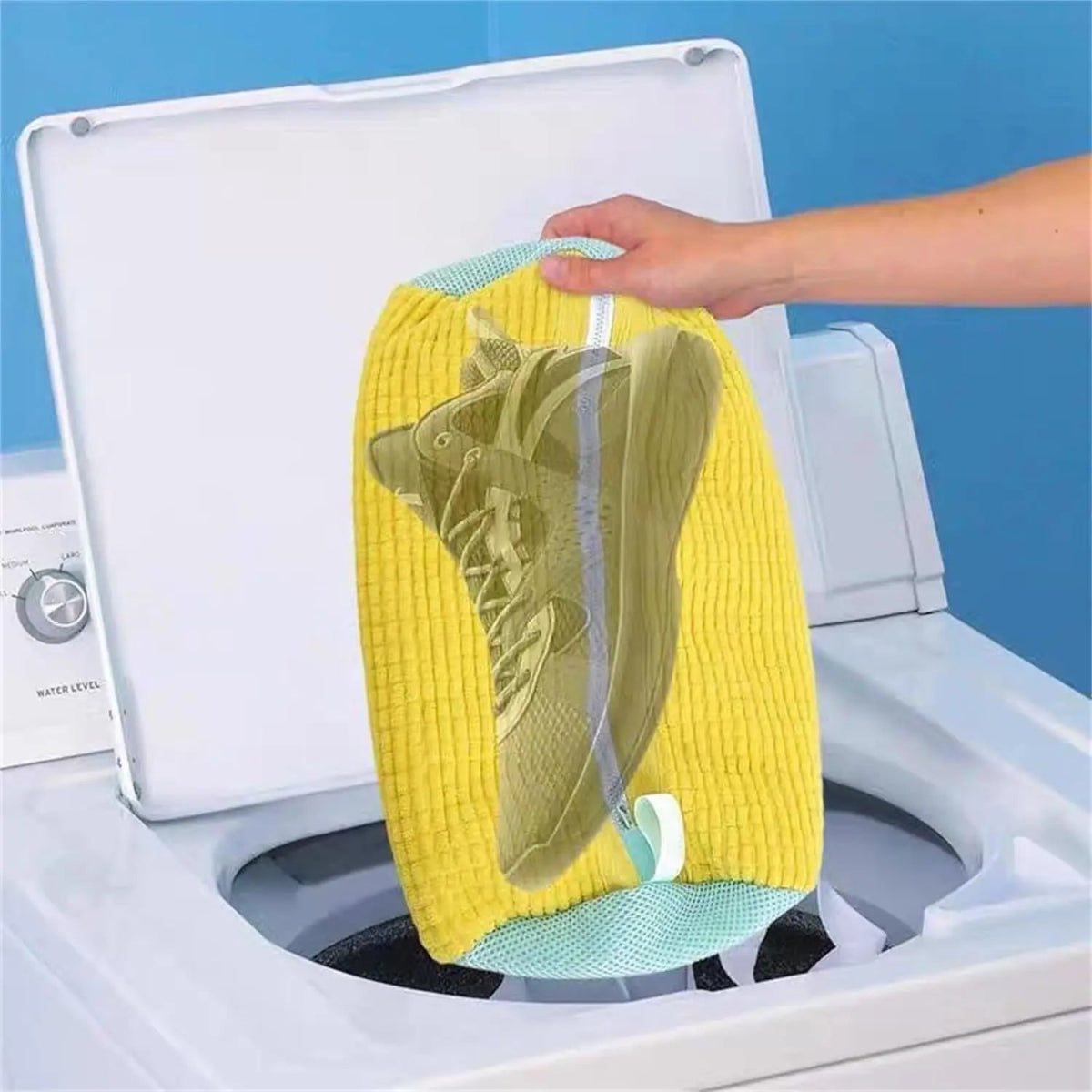 Cat Shop Boys - 1/2PCS Wash Bag Padded Net Laundry Shoes Protector Household Machine Washing Shoes Bags Friendly Laundry Bag Drying Bags