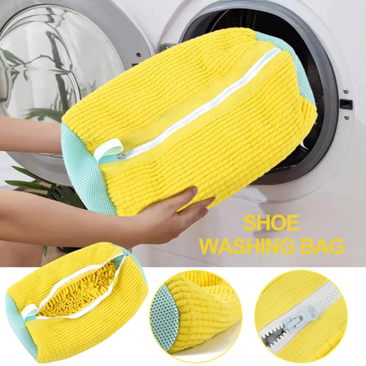 Cat Shop Boys - 1/2PCS Wash Bag Padded Net Laundry Shoes Protector Household Machine Washing Shoes Bags Friendly Laundry Bag Drying Bags