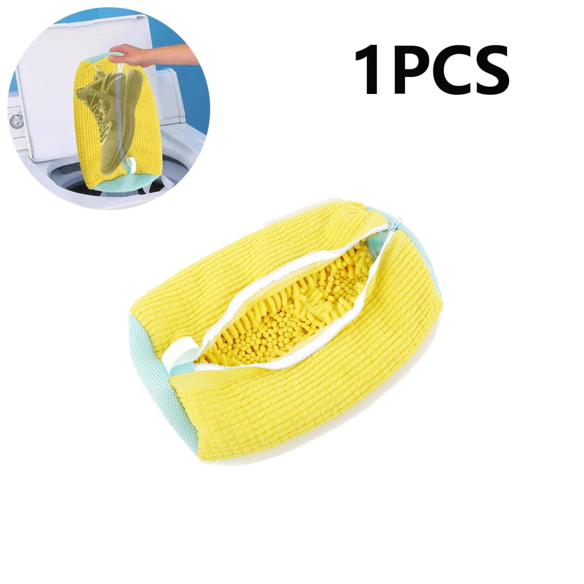 Cat Shop Boys - 1/2PCS Wash Bag Padded Net Laundry Shoes Protector Household Machine Washing Shoes Bags Friendly Laundry Bag Drying Bags