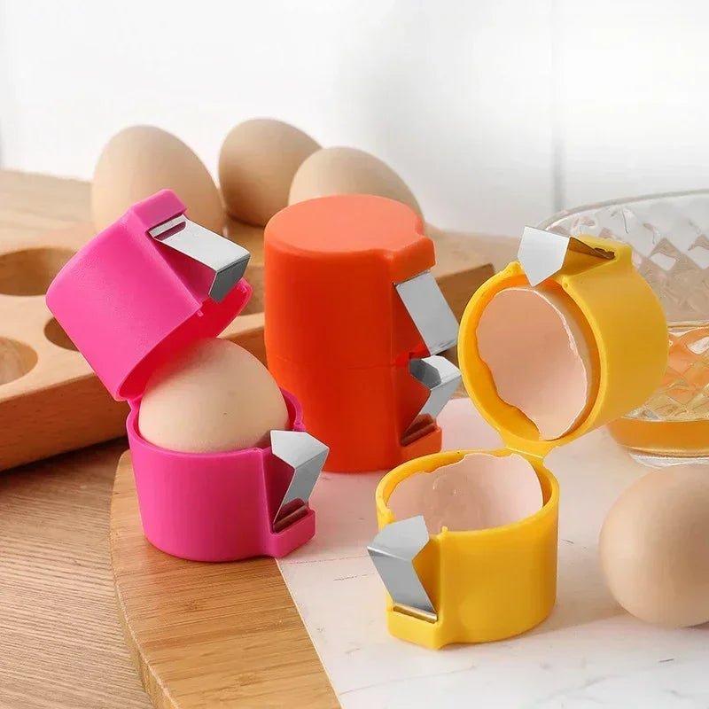 Cat Shop Boys - 1~3PCs Egg Shell Opener Portable Egg Shell Separator Kitchen Handheld Egg Shell Crusher Household Kitchen Accessories