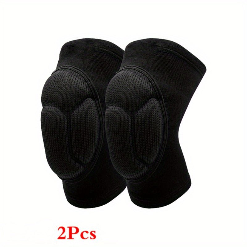 Cat Shop Boys - 1pair Thickened Knee And Elbow Pads, For Football, Volleyball, Extreme Sports, Skateboarding, Skiing, Fitness, Cycling