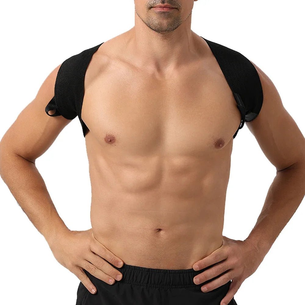 Cat Shop Boys - 1PC Adjustable Back Shoulder Posture Corrector Belt, Clavicle Spine Support Reshape Your Body, Home Sport Upper Back Neck Brace