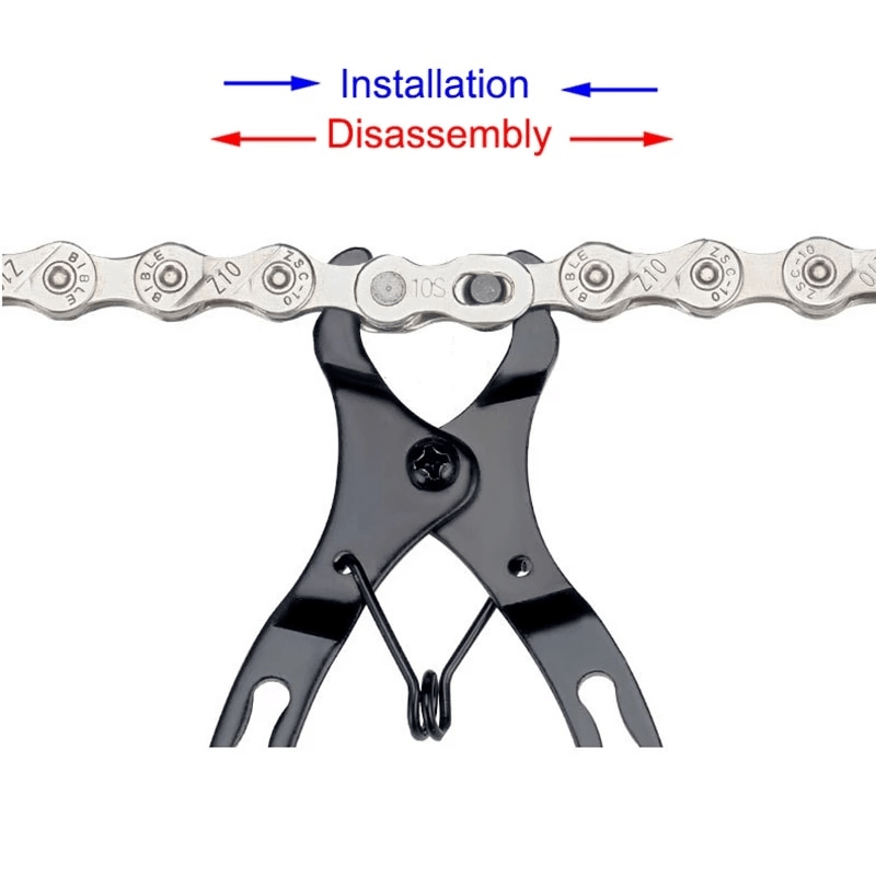 Cat Shop Boys - 1pc Bike Chain Buckle Pliers, Quick Release Magic Link Clamp, Removal Install Plier, Mini Mountain Bicycle Chain Buckle Pliers For Road Cycling Repair