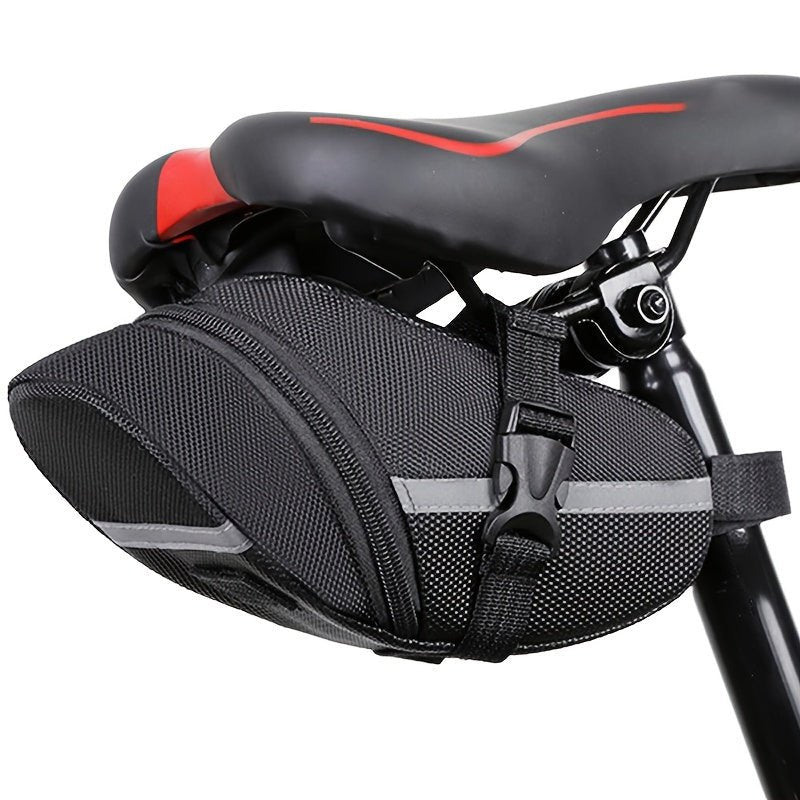 Cat Shop Boys - 1pc Bike Seat Saddle Storage Bag, Mountain Road MTB Bicycle Bike Cycling Saddle Bag, Cycling Accessories