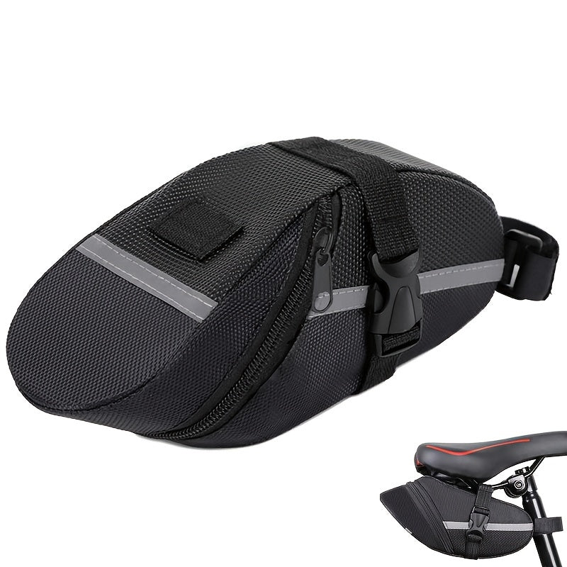 Cat Shop Boys - 1pc Bike Seat Saddle Storage Bag, Mountain Road MTB Bicycle Bike Cycling Saddle Bag, Cycling Accessories