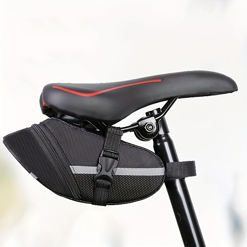 Cat Shop Boys - 1pc Bike Seat Saddle Storage Bag, Mountain Road MTB Bicycle Bike Cycling Saddle Bag, Cycling Accessories