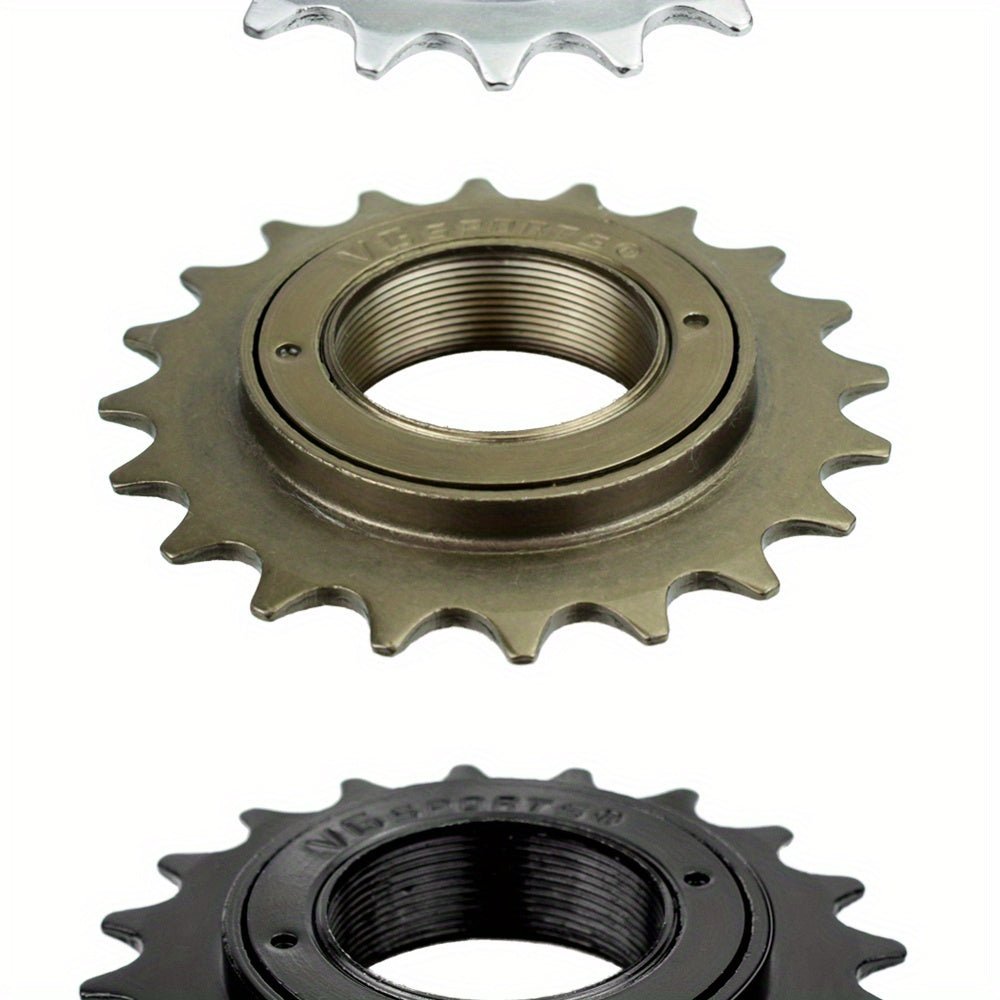 Cat Shop Boys - 1pc VG Sports 16T/18T/20T/22T/24T 34MM Bicycle Flywheel Single Speed Bicycle Flywheel Sprocket 1 Speed Gear For BMX Flywheel Sprocket Gear Bike Accessories