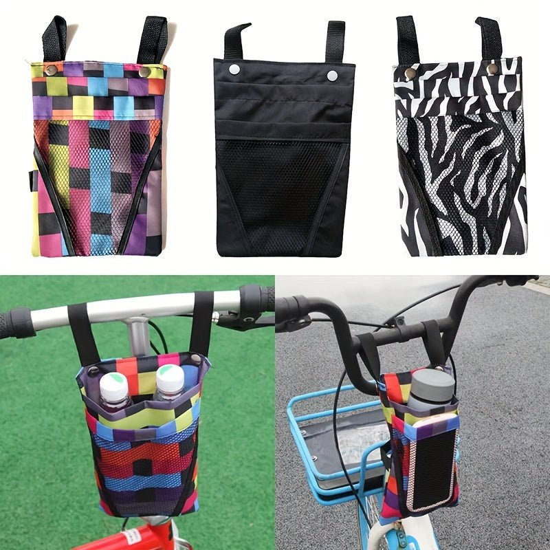 Cat Shop Boys - 1PC Waterproof Cycling Front Storage Bicycle Bag, Mobile Phone Holder Bike Basket