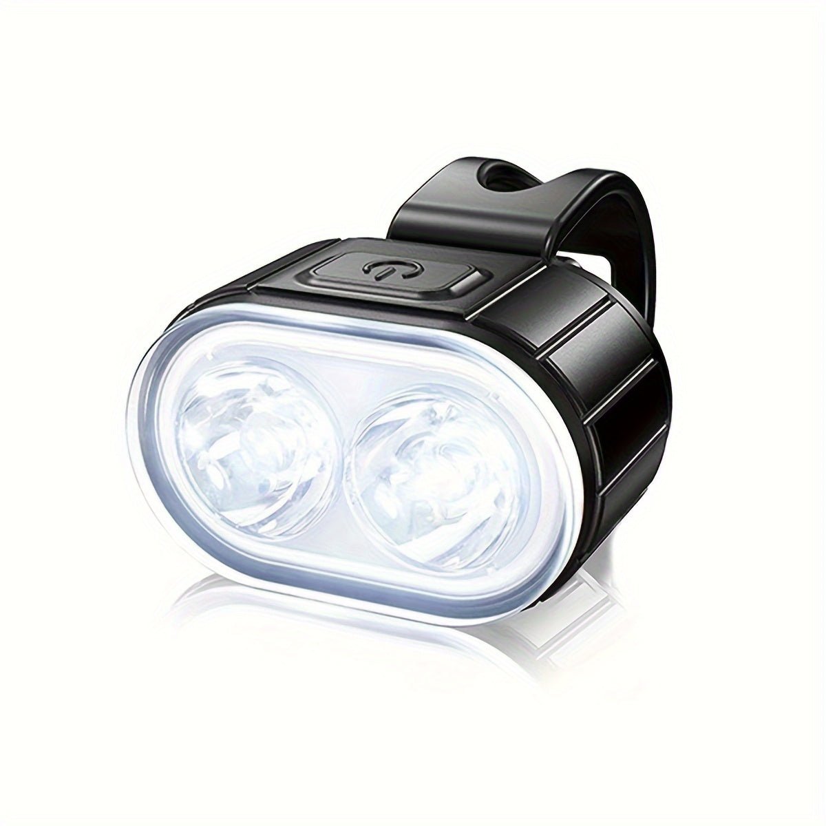 Cat Shop Boys - 1pc/2pcs Mountain Bike Headlight And Taillight, LED USB Rechargeable, Handlebar Mount, High Brightness For Night Riding