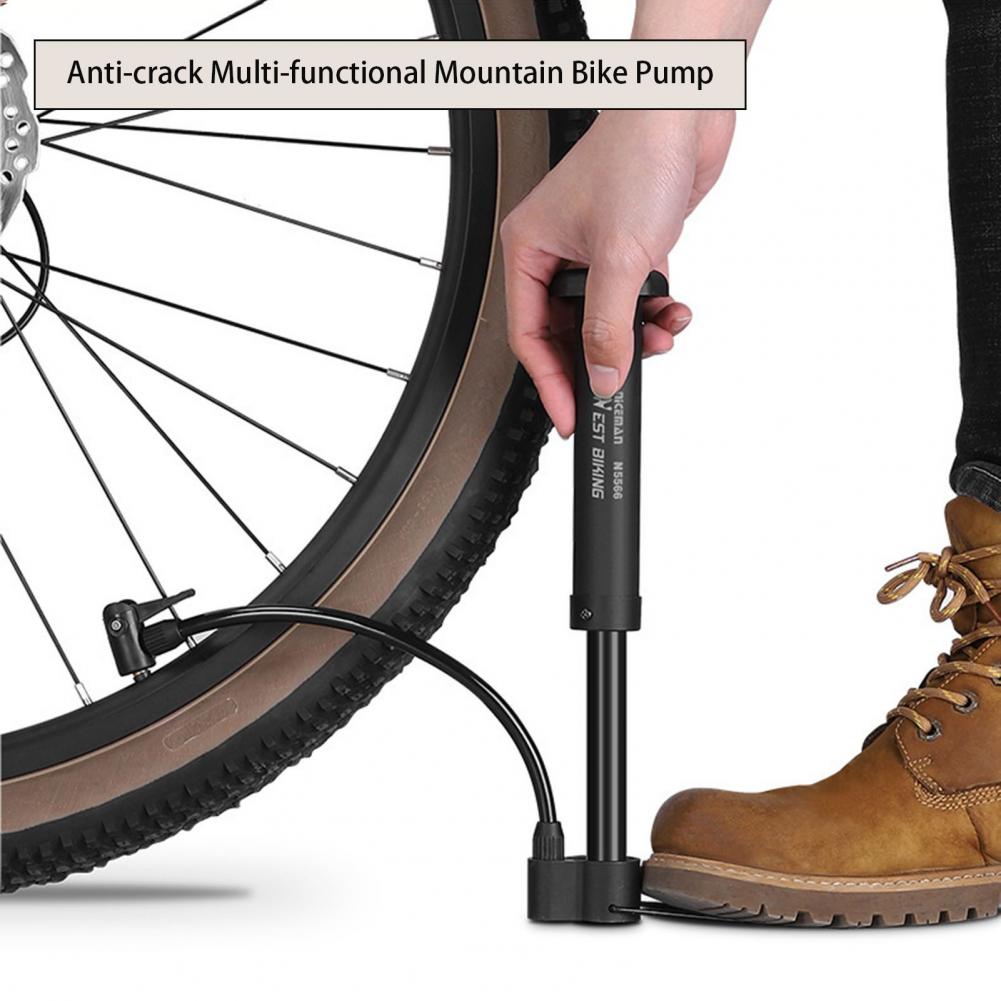 Cat Shop Boys - 1set Bike Air Pump, Foot Pumps, Portable Outdoor MTB Bike Tire Pump, Cycling Tools