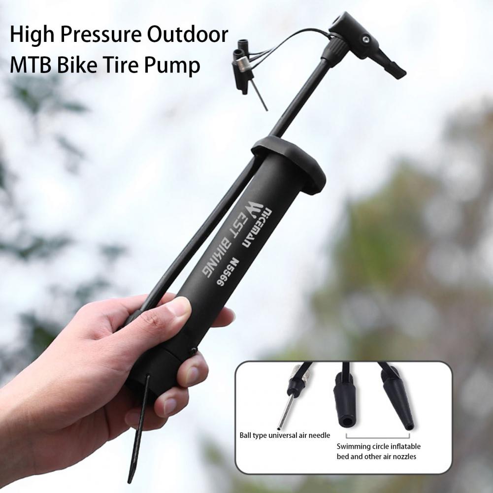 Cat Shop Boys - 1set Bike Air Pump, Foot Pumps, Portable Outdoor MTB Bike Tire Pump, Cycling Tools