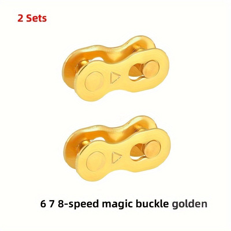 Cat Shop Boys - 2 Sets Of Mountain Road Bicycle Chain Magic Buckle, Missing Chain For 6S/7S/8S/9/10/11/12 Speed, Quick Release For Single Speed Chain, Bicycle Chain Installation And Removal Pliers Tool