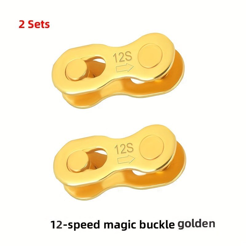 Cat Shop Boys - 2 Sets Of Mountain Road Bicycle Chain Magic Buckle, Missing Chain For 6S/7S/8S/9/10/11/12 Speed, Quick Release For Single Speed Chain, Bicycle Chain Installation And Removal Pliers Tool