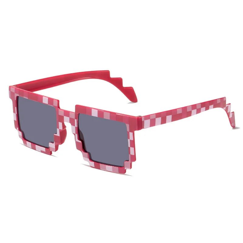 Cat Shop Boys - 2021 New fashion Sun Glasses Hot Sale Sunglasses Creeper Glasses Novelty Mosaic Funny Goggles Boys Girls Pixel Eyewear