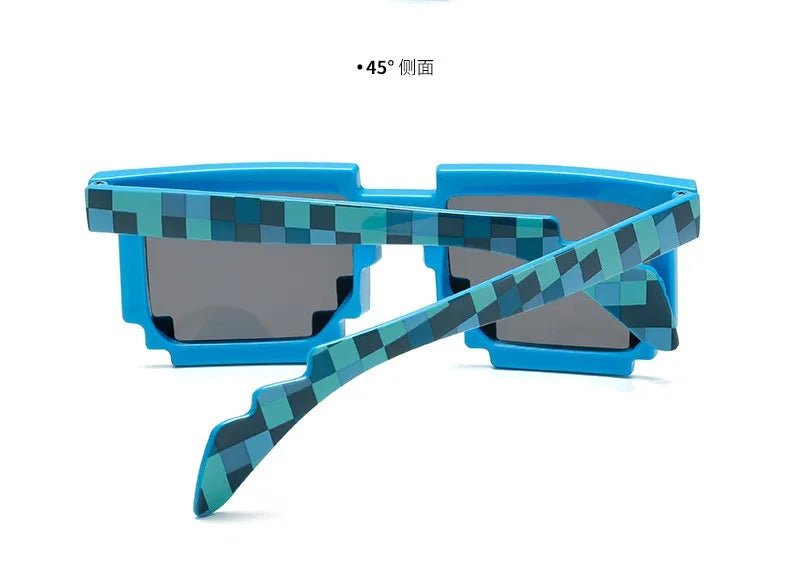 Cat Shop Boys - 2021 New fashion Sun Glasses Hot Sale Sunglasses Creeper Glasses Novelty Mosaic Funny Goggles Boys Girls Pixel Eyewear