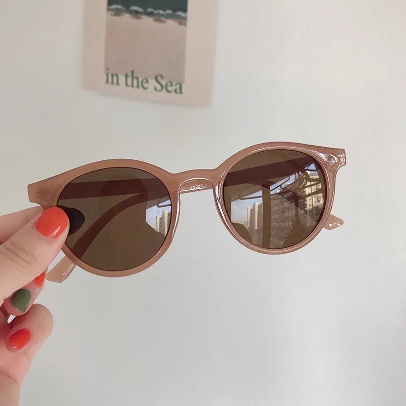 Cat Shop Boys - 2024 New Vintage Women's Sunglasses Fashion Trendy Small Round Frame Driving Eyewear очки солнечные женские