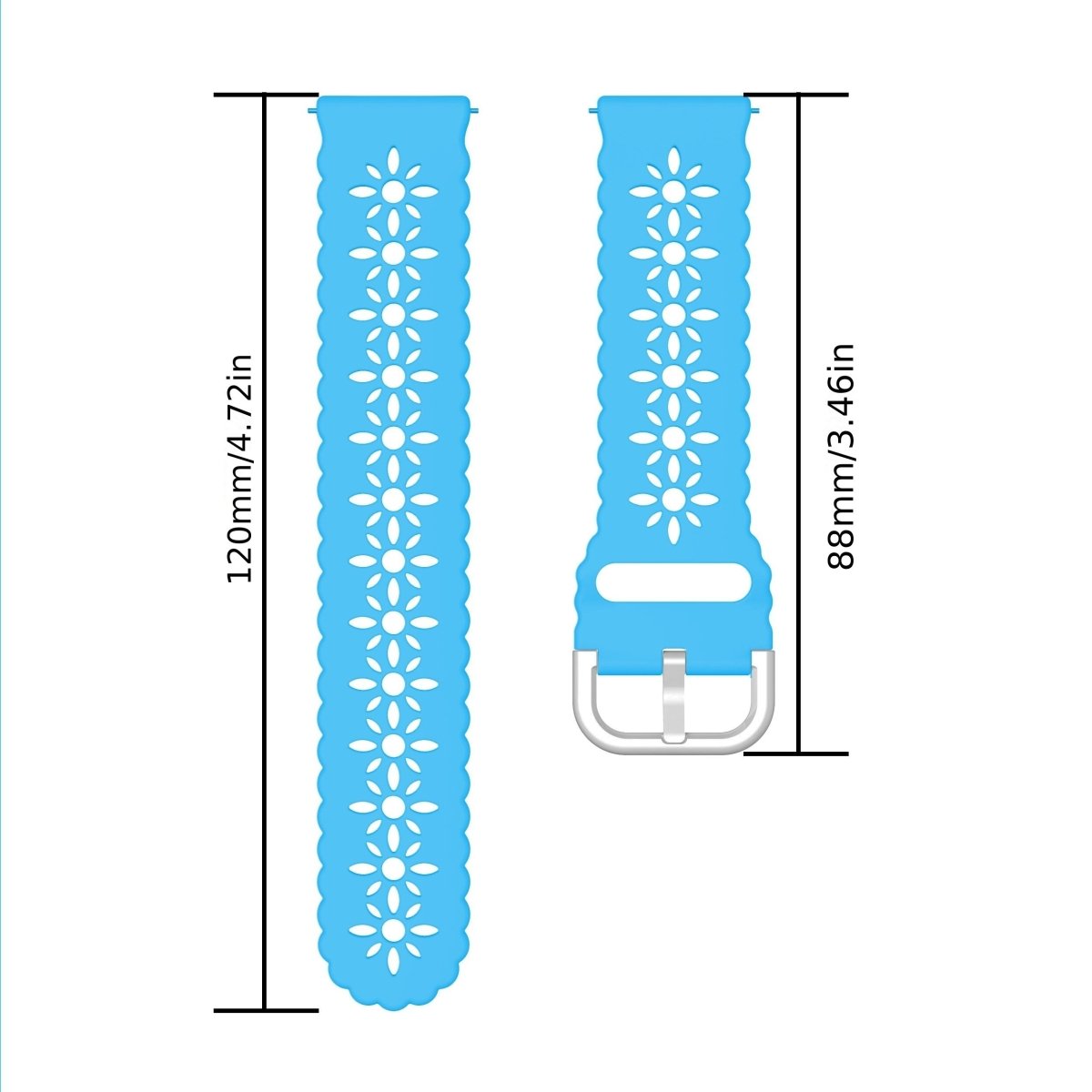 Cat Shop Boys - 20mm/22mm Silicone Sport Strap - Watchband For Samsung Galaxy Watch 4/5, Gear S2/6, Huawei GT, Amazfit