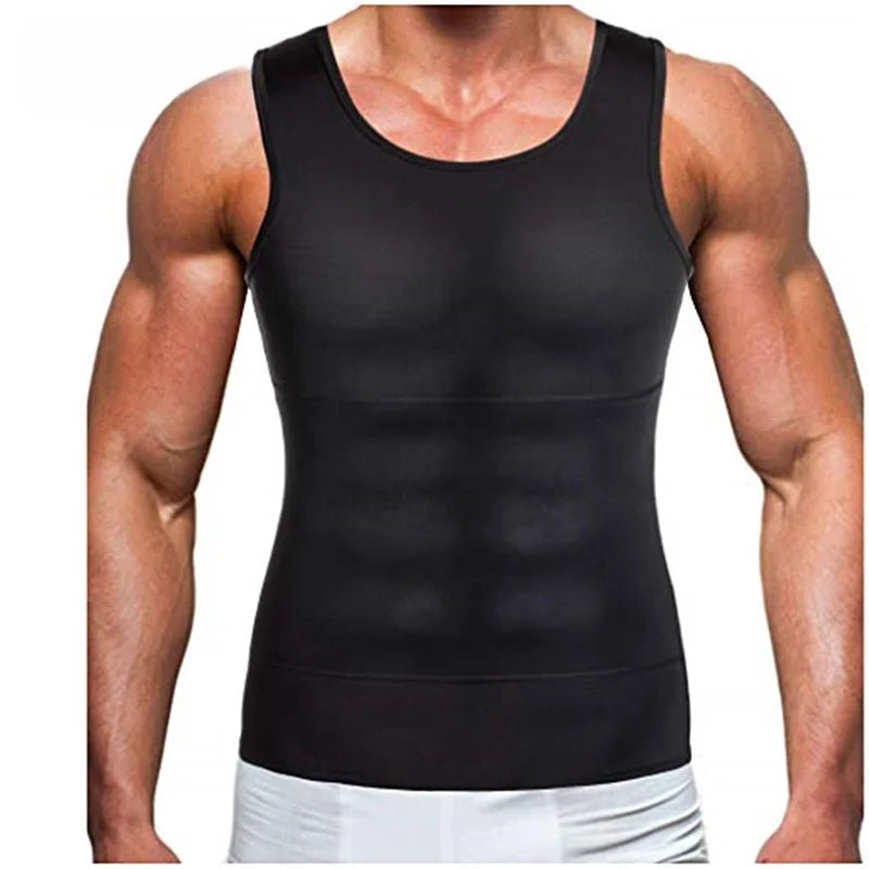 Cat Shop Boys - 2/1 Slimming Vest Men's Slimming Bodysuit Slimming Waist Corset Corset Slimming Vest Slimming Slimming Tummy Trimming Shapewear