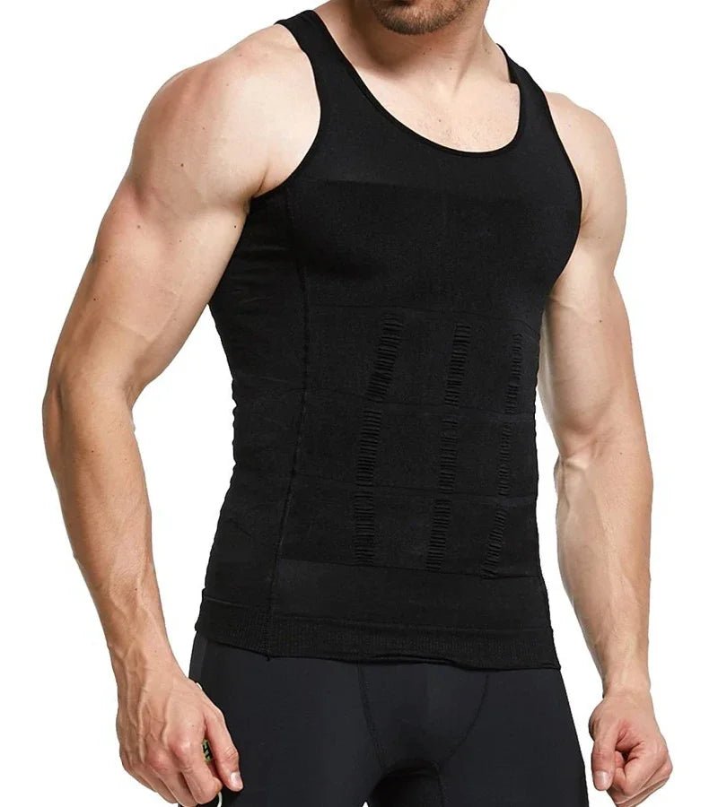 Cat Shop Boys - 2/1 Slimming Vest Men's Slimming Bodysuit Slimming Waist Corset Corset Slimming Vest Slimming Slimming Tummy Trimming Shapewear