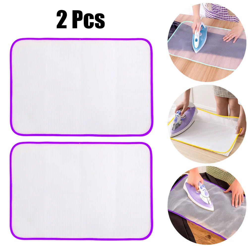 Cat Shop Boys - 2Pcs Ironing Board Covers Ironing Cloth Protect Garment Iron Clothes Heat Resistant Ironing Protective Insulation Pad