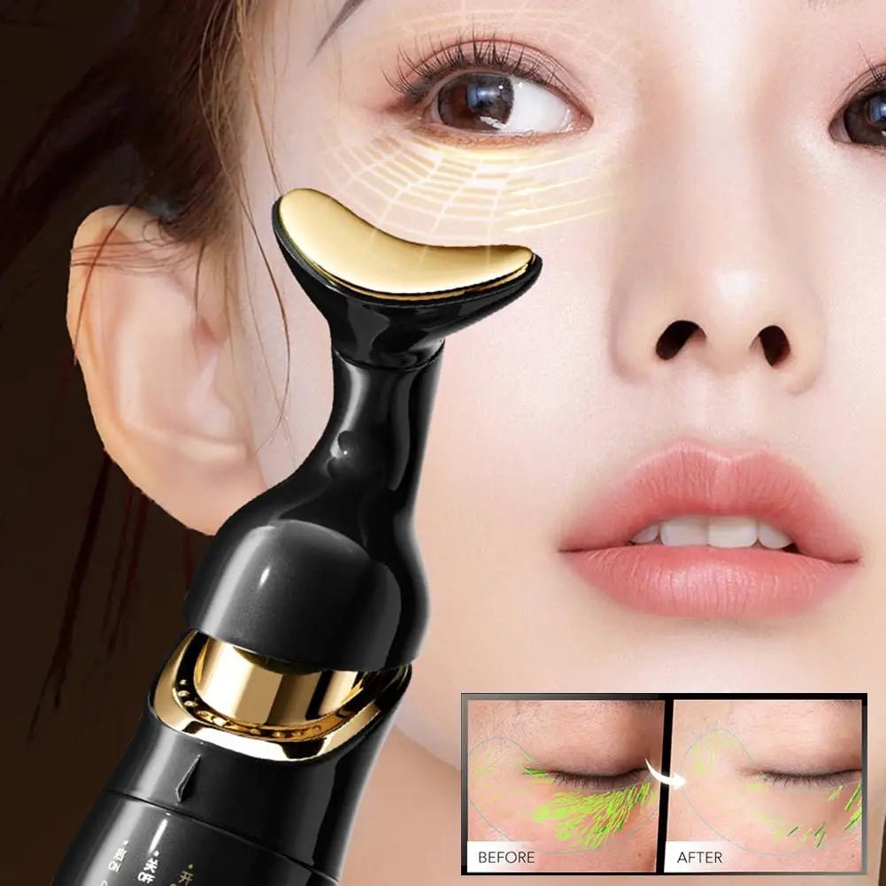 Cat Shop Boys - 3 In 1 Face Massager Neck Facial Eye Massage V - line Face Lifting Massager Anti Aging Wrinkle Removal Skin Beauty Device For Home