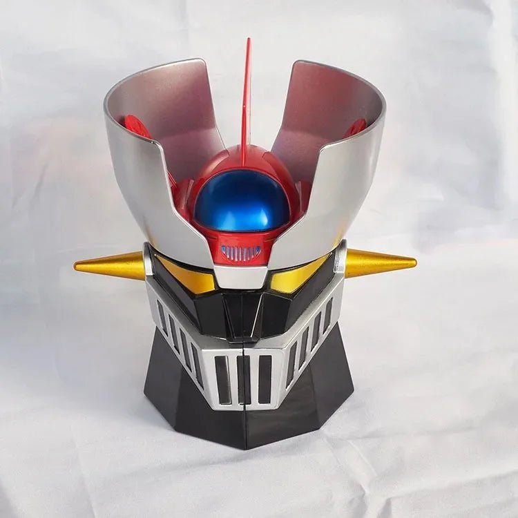 Cat Shop Boys - 410ml Japanese Anime MAZINGER Z Transformation Robot Coffee Mugs with Lid Stainless Steel Cup Office Milk Tea Cups Drinkware