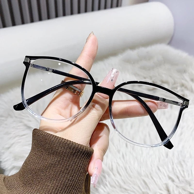 Cat Shop Boys - 5 Colors New Fashionable Reading Glasses Anti Blue Light Presbyopia Glasses Men Women Trendy Large Frame Presbyopia Eyeglasses