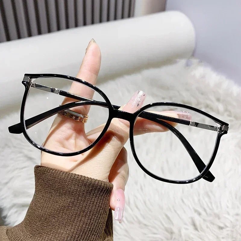 Cat Shop Boys - 5 Colors New Fashionable Reading Glasses Anti Blue Light Presbyopia Glasses Men Women Trendy Large Frame Presbyopia Eyeglasses