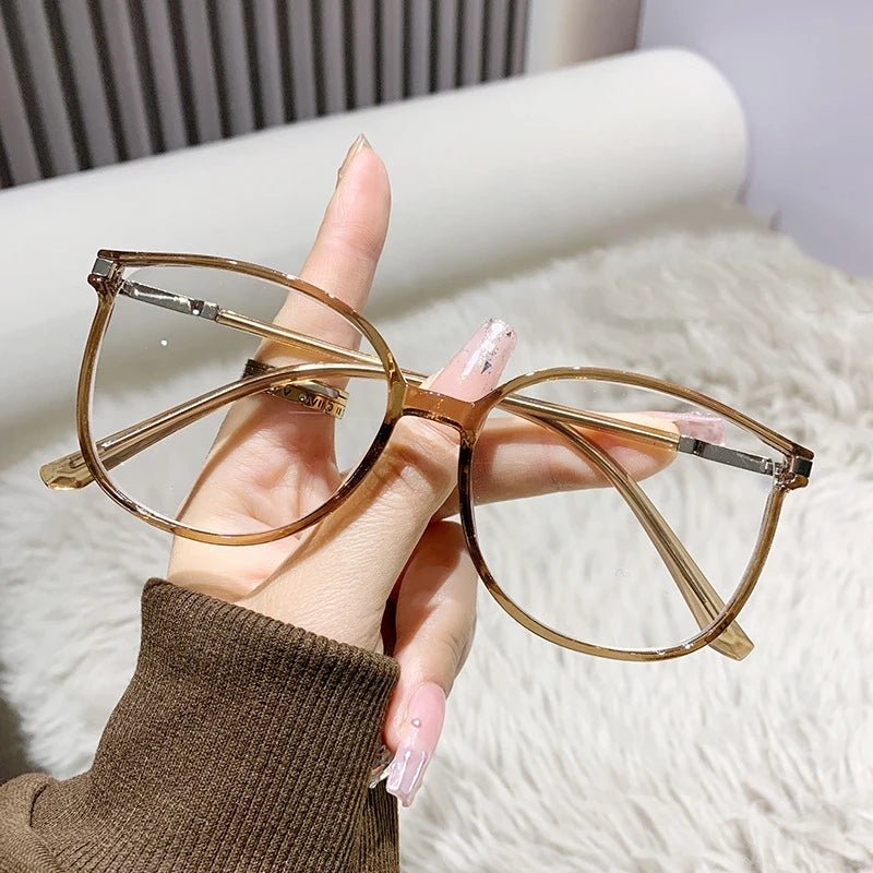 Cat Shop Boys - 5 Colors New Fashionable Reading Glasses Anti Blue Light Presbyopia Glasses Men Women Trendy Large Frame Presbyopia Eyeglasses