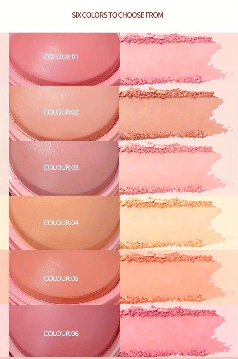 Cat Shop Boys - 6 - Shade Matte Blush Powder - Waterproof, Brightens All Skin Tones, Flawless Finish for a Radiant Look