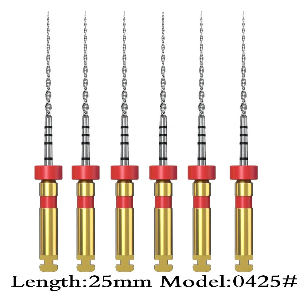 Cat Shop Boys - 6pcs/BOX Dental File SOCO SC Root Canal Taper Endodontic File 25mm Heat Activated Rotary File Flexible Dentist Materials COXO