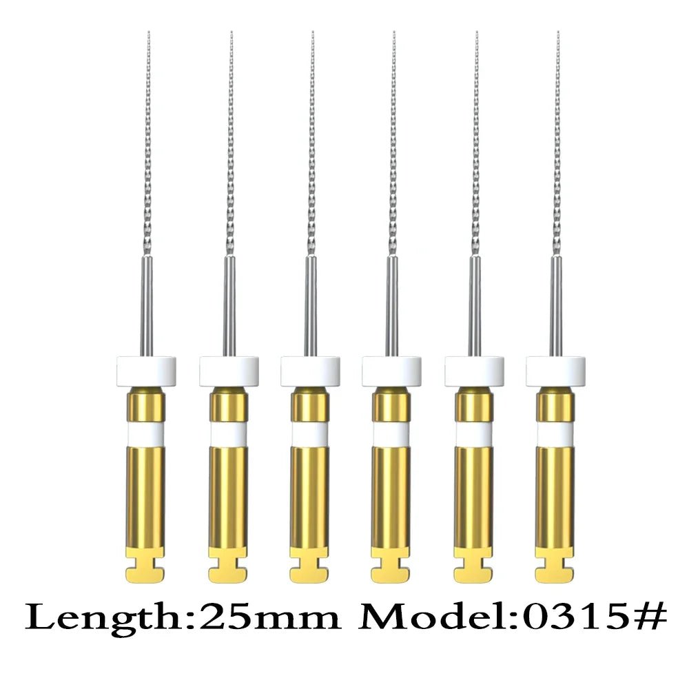 Cat Shop Boys - 6pcs/BOX Dental File SOCO SC Root Canal Taper Endodontic File 25mm Heat Activated Rotary File Flexible Dentist Materials COXO