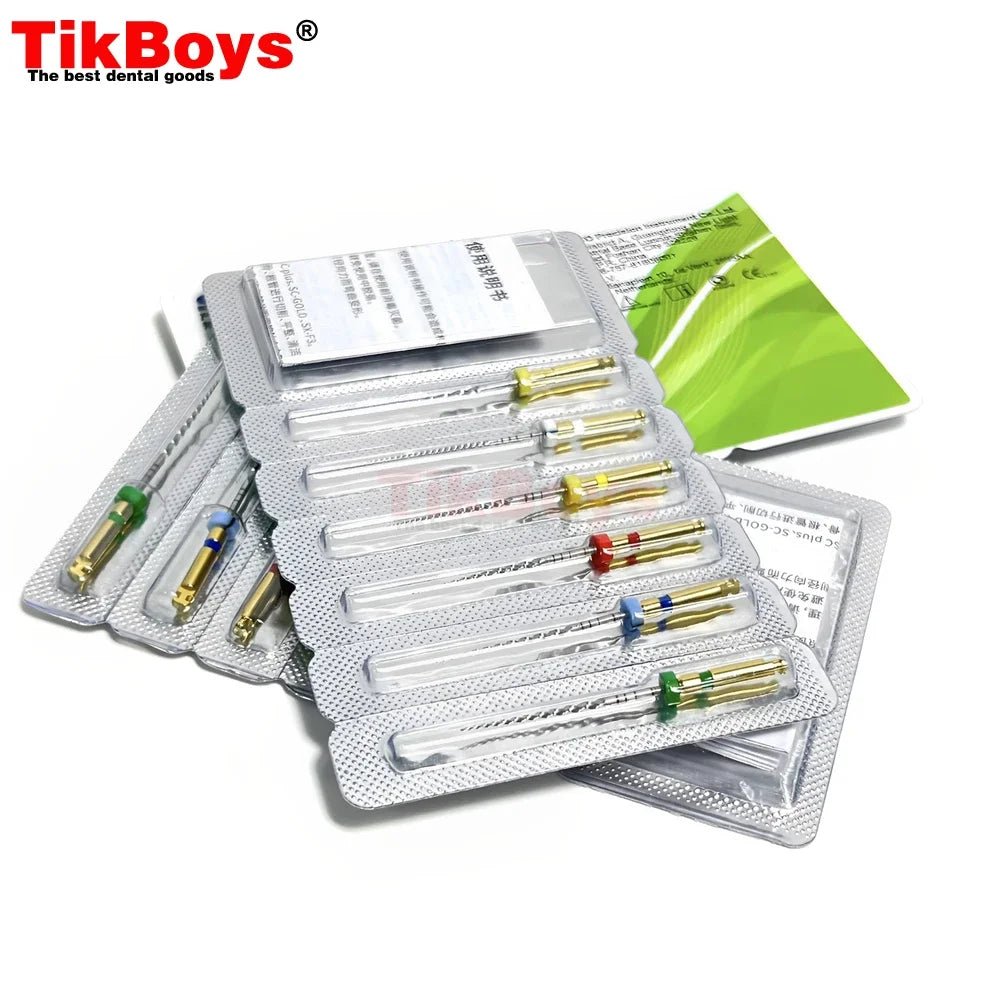 Cat Shop Boys - 6pcs/BOX Dental File SOCO SC Root Canal Taper Endodontic File 25mm Heat Activated Rotary File Flexible Dentist Materials COXO