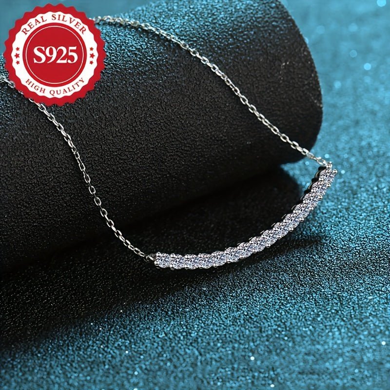 Cat Shop Boys - 925 Silver Exquisite Craftsmanship Smiling Pendant Necklace Ladies Fashion Holiday Gift Low Allergy 4.3g