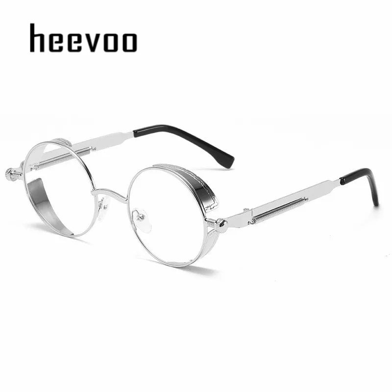 Cat Shop Boys - Metal Steampunk Sunglasses Men Women Fashion Round Glasses Brand Designer Vintage Sun Glasses High Quality Oculos de sol 2021