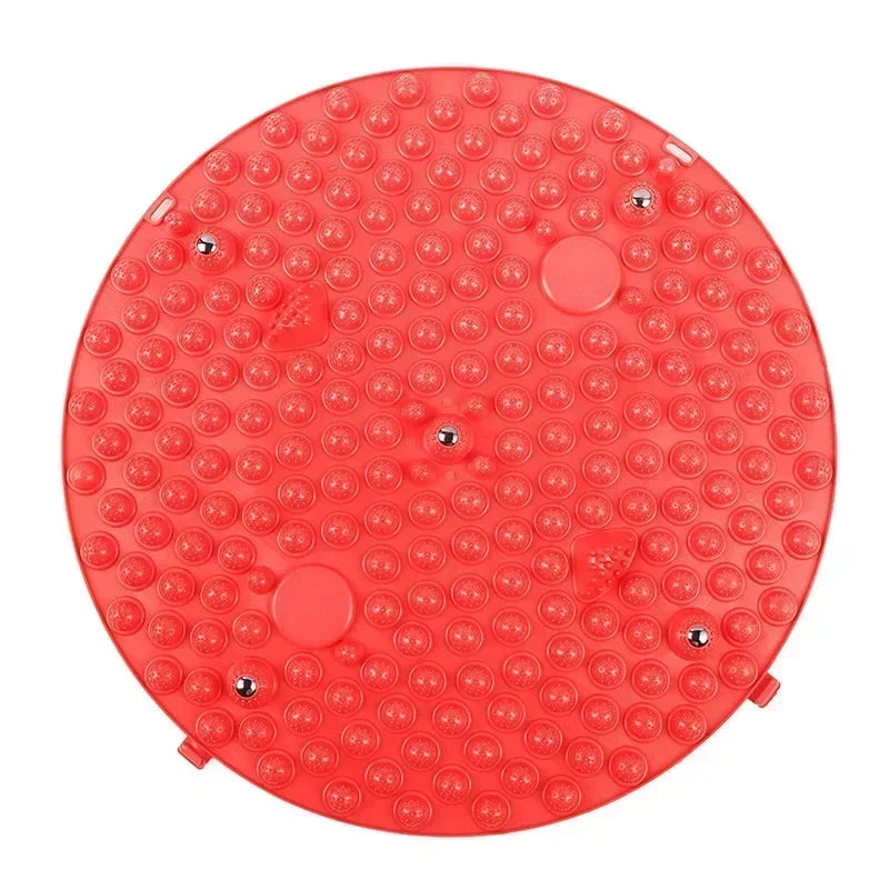 Foot Yoga Massage Acupressure Board Mat Muscle Relaxation Round Exercise Mat Fitness Foot Training Acupuncture Physiotherapy