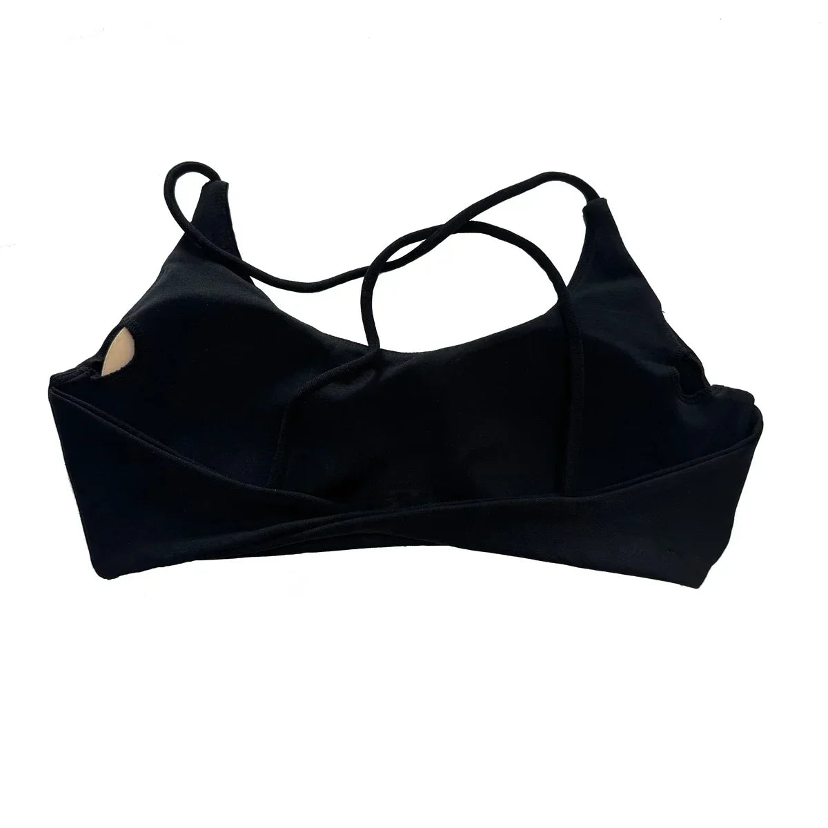 Dynamic Backless Sports Bra Women Seamless Yoga Top Bra Medium Support Padded Gym Crop Top Stretchy Fitness Sports Top