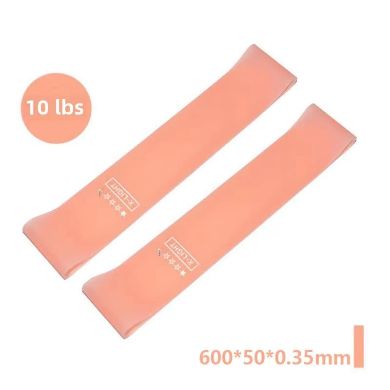 Portable Resistance Band Women'S Squat Hips Tension Bands Gym Yoga Equipment Tension Slim Legs Slim Hands Elastic Circle