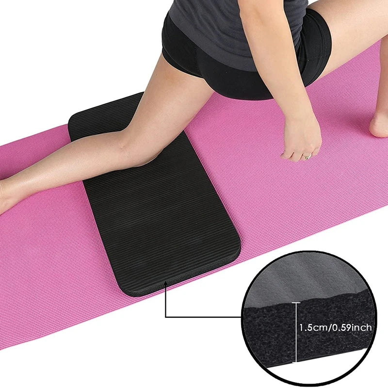 1.5cm Thick Yoga Knee Pad Non-slip Foam Yoga Pads Fitness Pilate Mat Workout Sport Plank Cushion Gym Equipment 60x25cm Yoga Mats