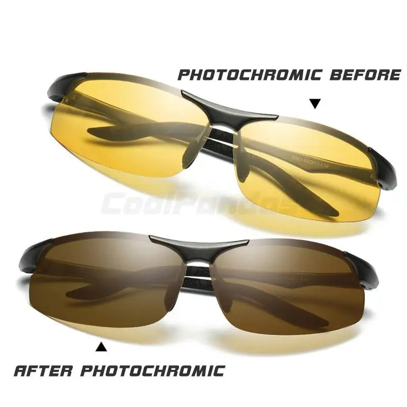 Cat Shop Boys - Aluminum HD Polarized Photochromic Sunglasses Men Driving Sun Glasses Male Outdoor Sport Eyewear Anti - UV oculos de sol masculino