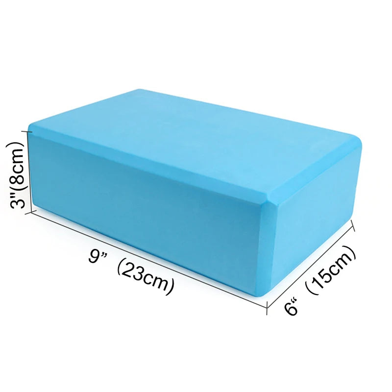 Colored EVA Yoga Block Brick Non-Slip Body Shaping Health Training Sports Stretching Exercise Pilates Gym Foam Fitness Equipment