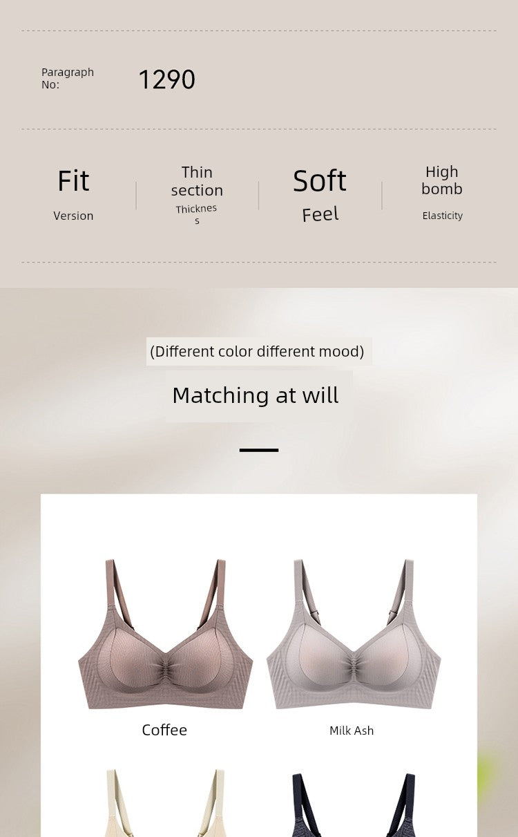 Cat Shop Boys - Lifting Push up Women's Intimates Breast Holding Sexy Plaid Push - up Adjustable Comfortable Breathable Push - up Bra