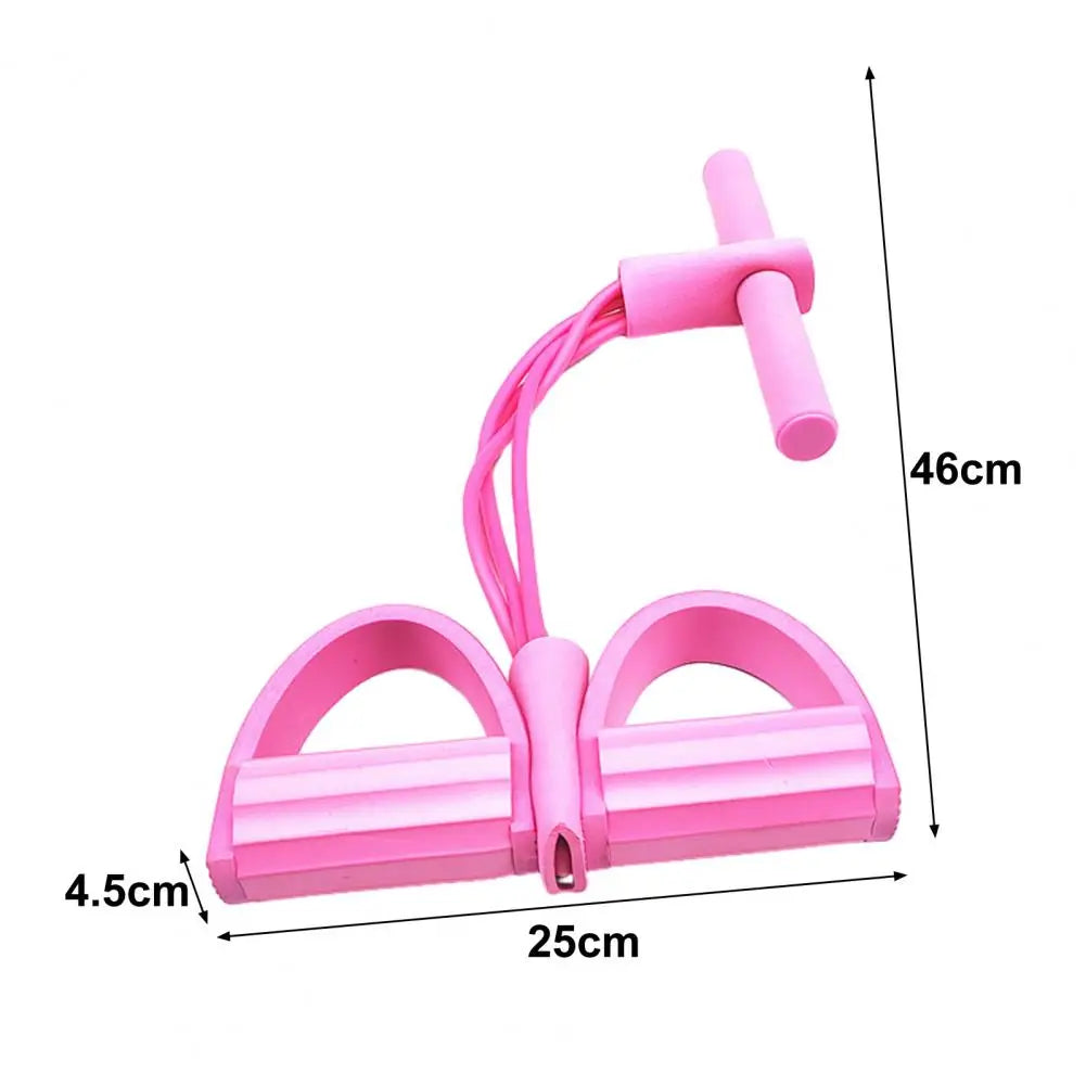 Resistance Band Tension Rope With Handle Portable Slimming Training Elastic Yoga Pedal Puller Resistance Band Fitness Equipment