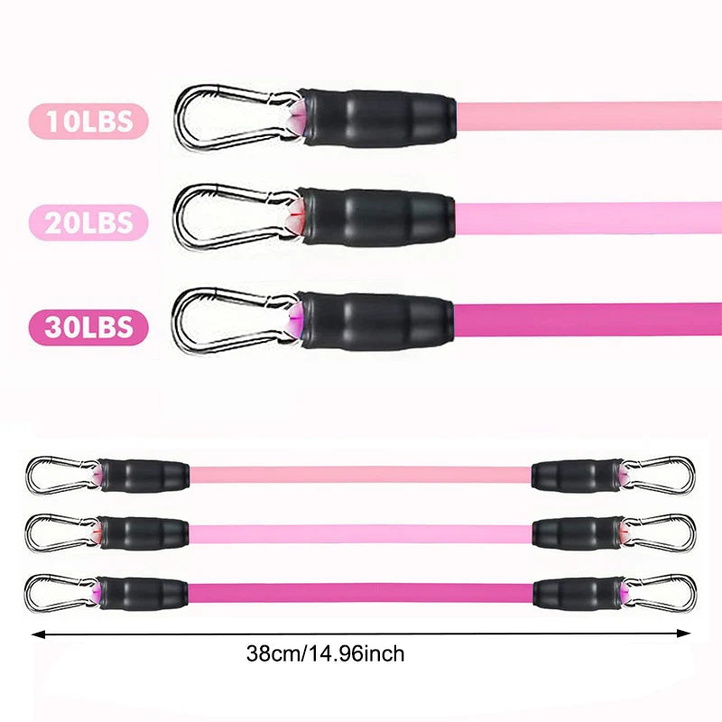 Ankle Straps Resistance Bands Yoga Home Gym Elastic Gum Strength Training Workout Expander Pilates Crossfit Women Weight Sports